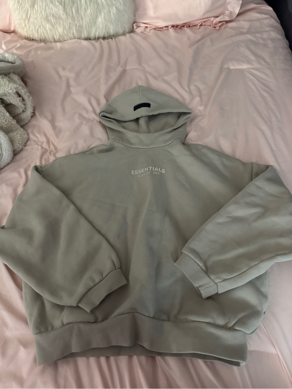 Essentials Hoodie in Taupe Gray